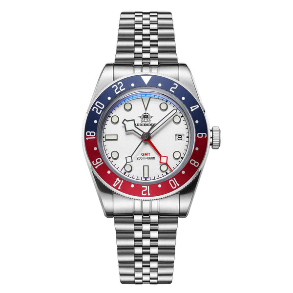 Reloj Addiesdive 2044 GMT — Blanco