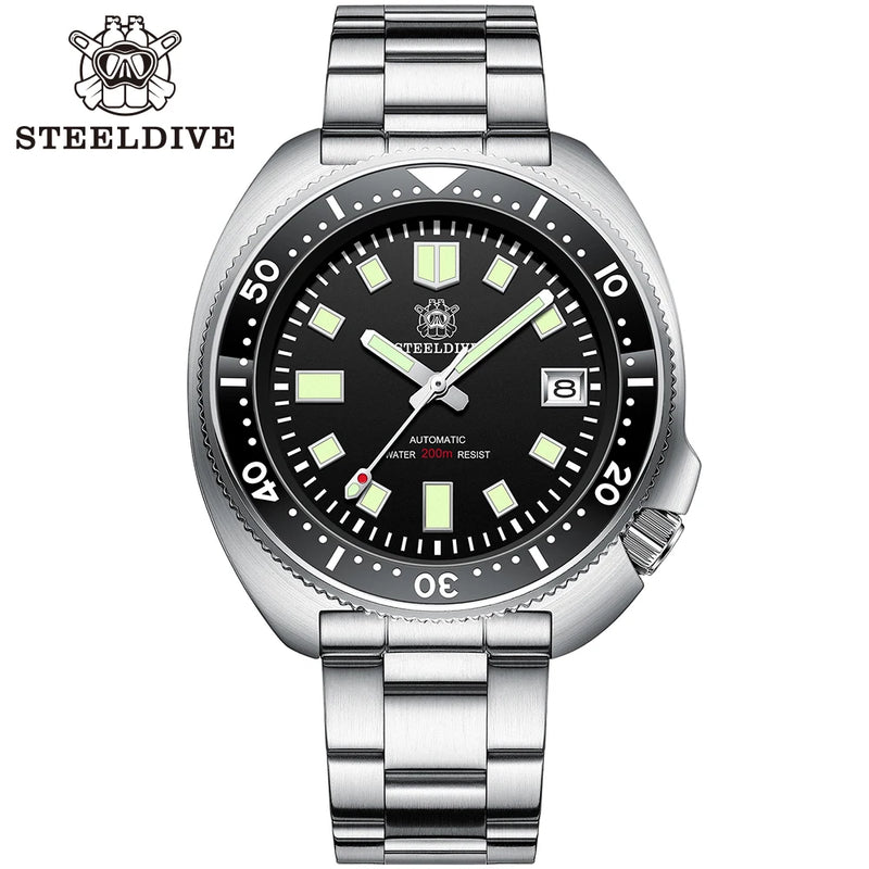 Reloj Steeldive SD 1970 — Negro