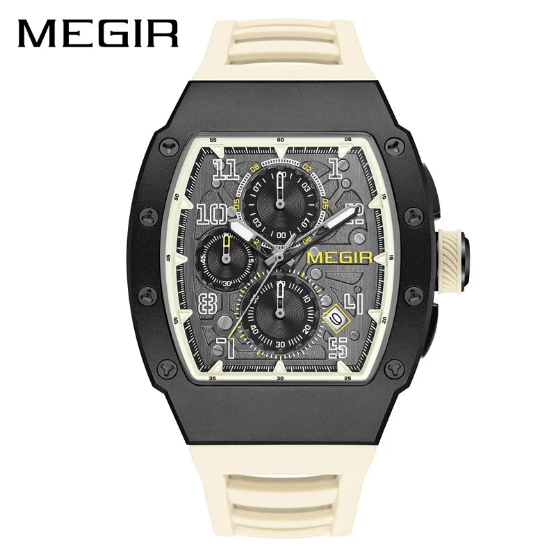 Reloj Megir 8411 — Blanco