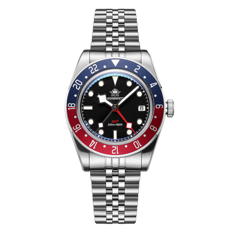 Reloj Addiesdive 2044 GMT — Negro